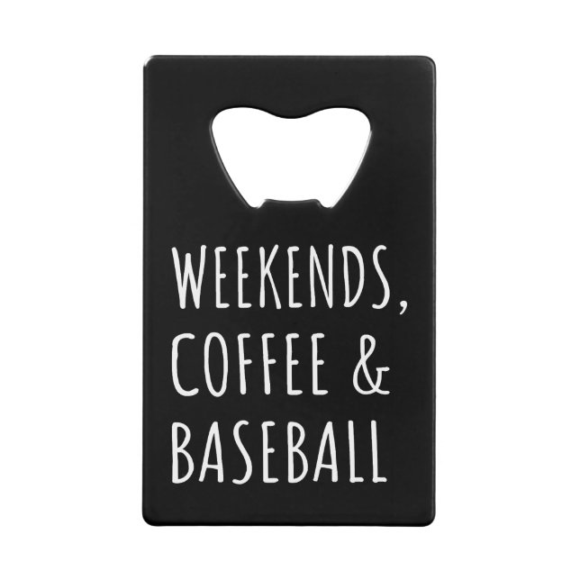 Week-ends, Café Et Baseball I (Devant)