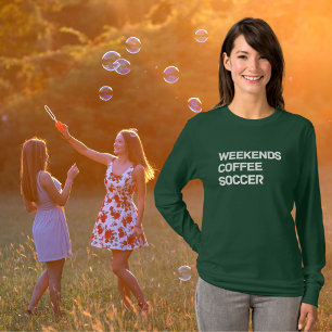 Week-ends Café & Football Confort Couleurs T-shirt
