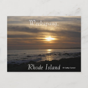 Weekapaug Rhode Island Postkarte