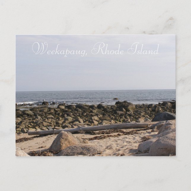 Weekapaug, Rhode Island Postkarte (Vorderseite)