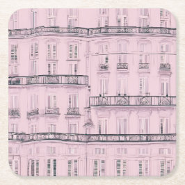 Weekend a Paris  Rechteckiger Pappuntersetzer