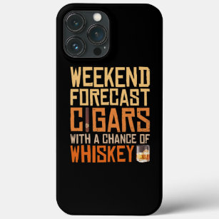 Weekend Forecast Cigars And Whiskey Scotch Case-Mate iPhone Hülle