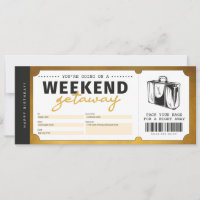 Weekend Gold Geschenkgutschein für Reisen