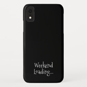 Weekend Loading Funny Lässig Typografy Case-Mate iPhone Hülle