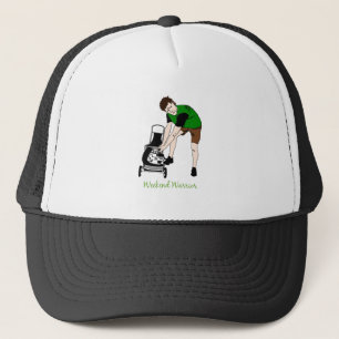 Weekend Warrior Funny Lawn mähen Cartoon Truckerkappe