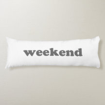 Weekend weiß grau moderne Typografie Spaß cool