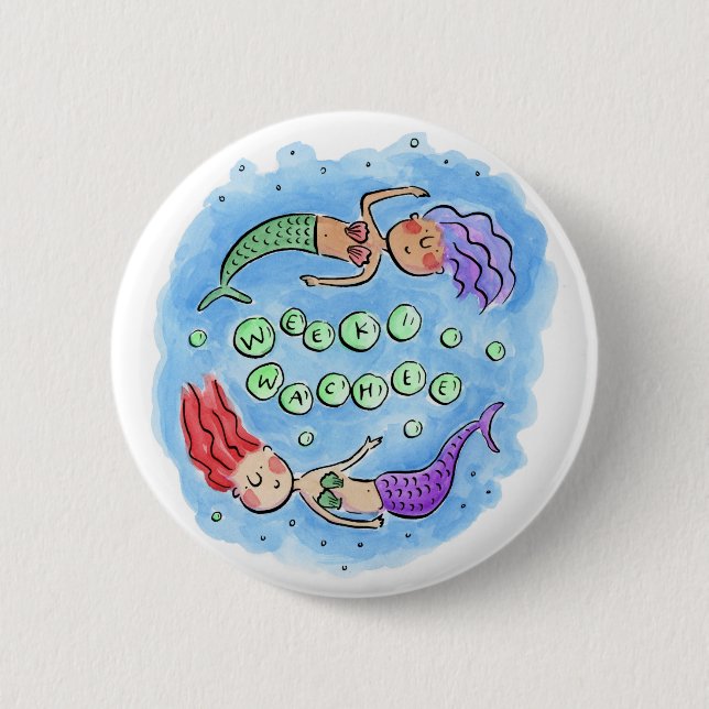 Weeki Wachee Button (Vorderseite)