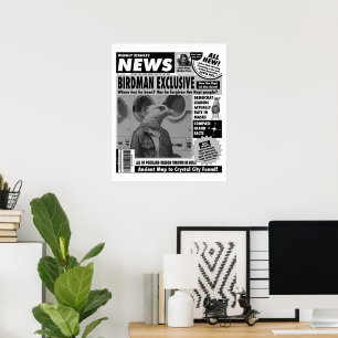 Weekly Stanley News Cover Birdman Exclusive Poster