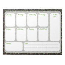 Weekly To Do List Planner Notepad