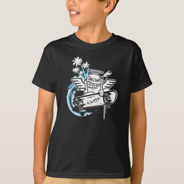 WeeMad Engels-Skater-T - Shirt (Vorderseite)