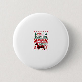 Weenie-Hund-Weihnachts-Pyjama-Shirt Süßer Wiener-H Button