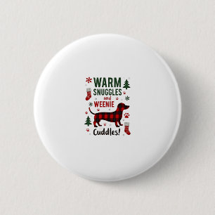 Weenie-Hund-Weihnachts-Pyjama-Shirt Süßer Wiener H Button