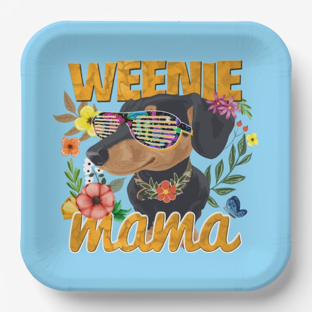 WEENIE MAMA PAPIER PARTY-TELLER PAPPTELLER (Vorderseite)