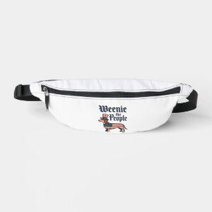 Weenie the People Patriotisches Dachshund T-Shirt_ Bauchtasche