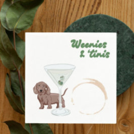 Weenies & Martinis-Party Serviette
