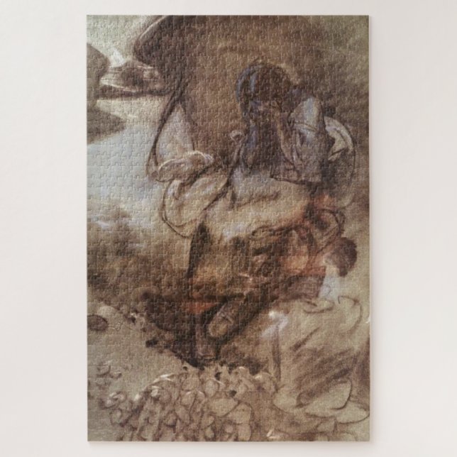 Weeping Girl von Alphonse Mucha (Vertikal)