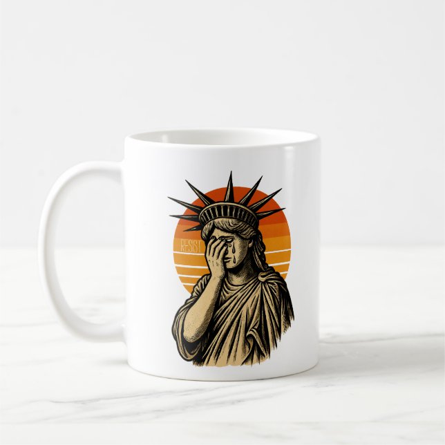 Weeping Liberty Tasse (Links)