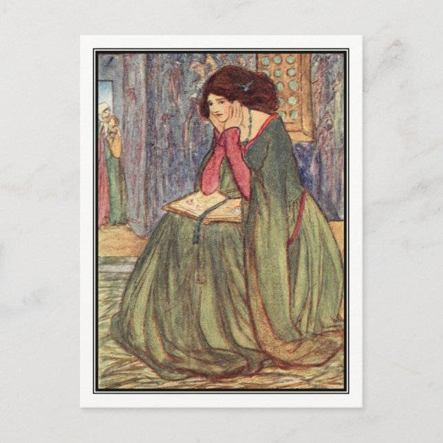 Weeping Princess von Florence Harrison Postkarte (Vorderseite)