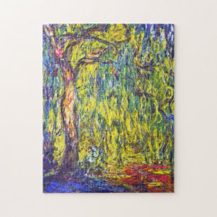 Weeping Willow Claude Monet lebendige Malkunst
