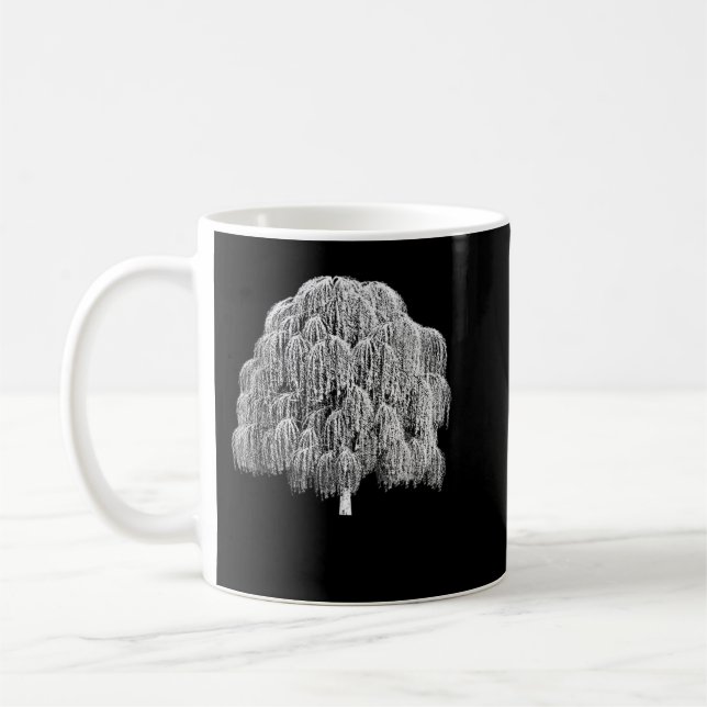Weeping Willow Tree Arbor Days Kaffeetasse (Links)