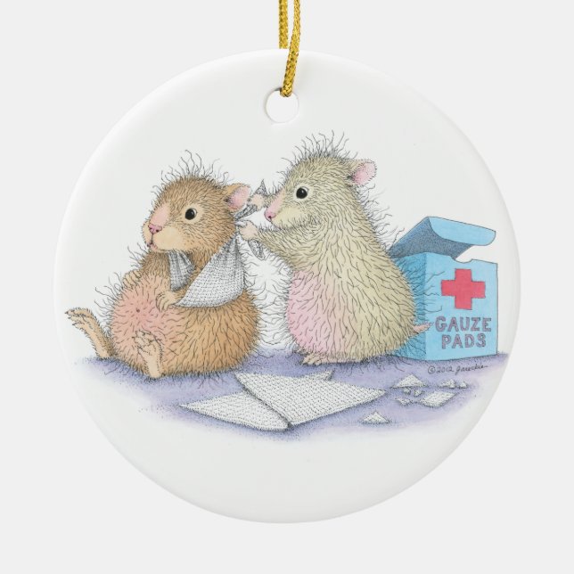 WeePoppets® - Verzierungen Keramik Ornament (Vorne)