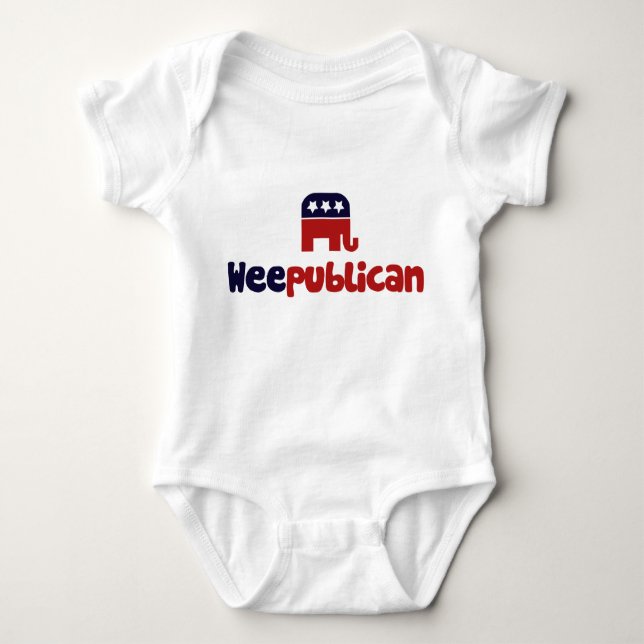 Weepublican Baby Strampler (Vorderseite)