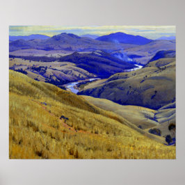   Weetangera Canberra Australia Elioth Gruner1937  Poster