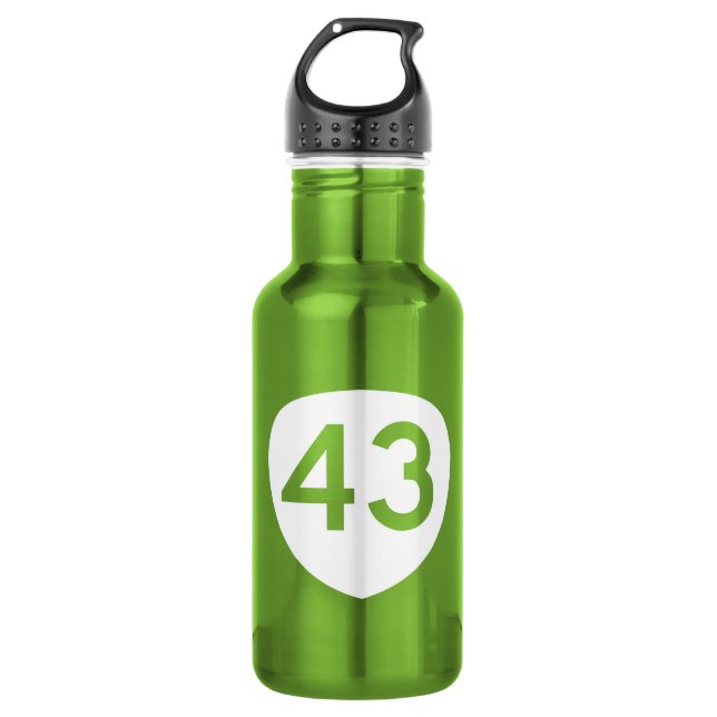 Weg 43, Oregon, USA Edelstahlflasche (Vorderseite)