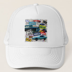 Weg 66_ClassicCarsOne_18sq Truckerkappe