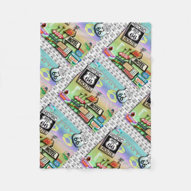 WEG 66 FLEECEDECKE (Vorderseite)