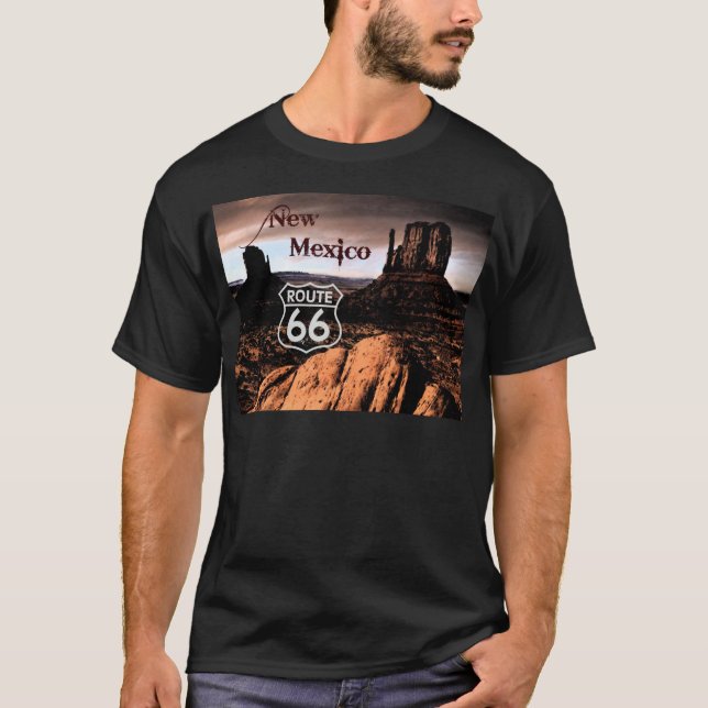 Weg 66 New-Mexiko T-Shirt (Vorderseite)