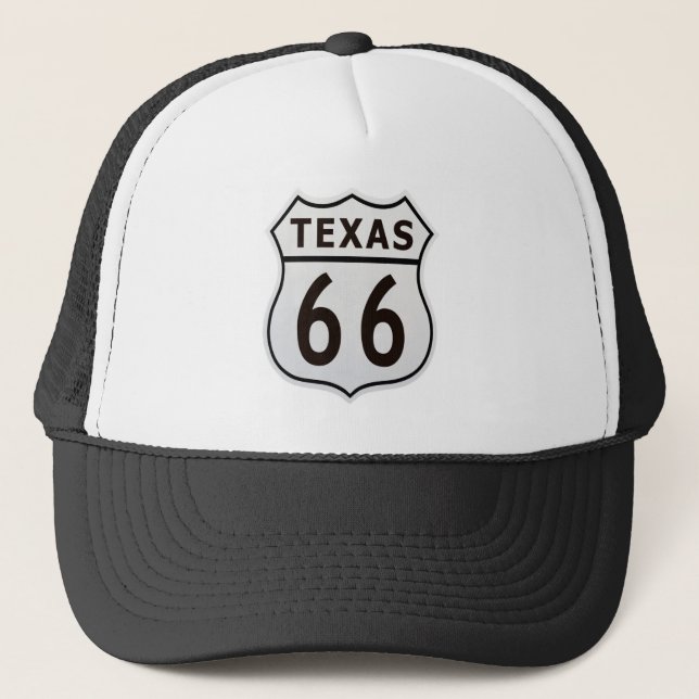 Weg 66 Texas Truckerkappe (Vorderseite)