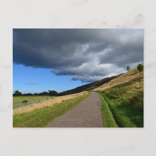 Weg am Arthur-Platz Postkarte (Vorderseite)