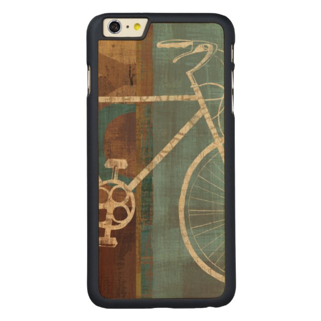 Weg brechen carved wood iPhone hülle (Rückseite)