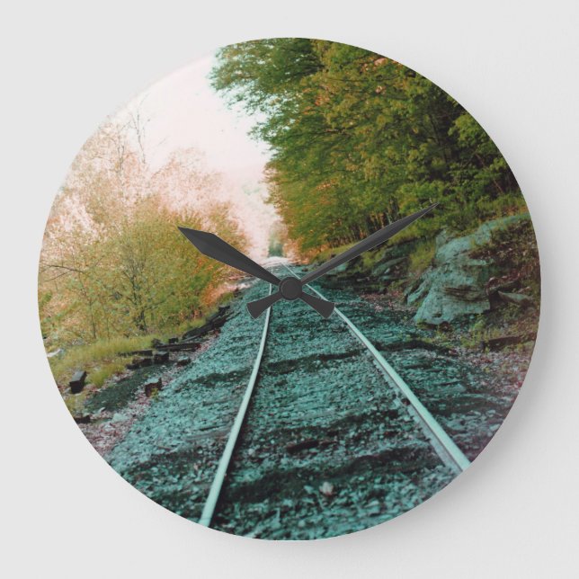 Weg der Einsamkeit Große Wanduhr (Vorderseite)