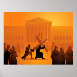 Weg des Cross 2 Station Poster