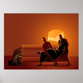 Weg des Kreuzes 14. Station Poster