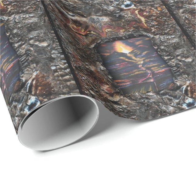Weg des Lebens gebrannt Angebot Geschenkpapier (Rolleneckpunkt)