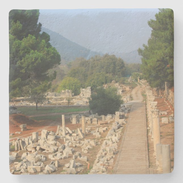 Weg durch den Ephesus Turkey Square Untersetzer (Vorderseite)
