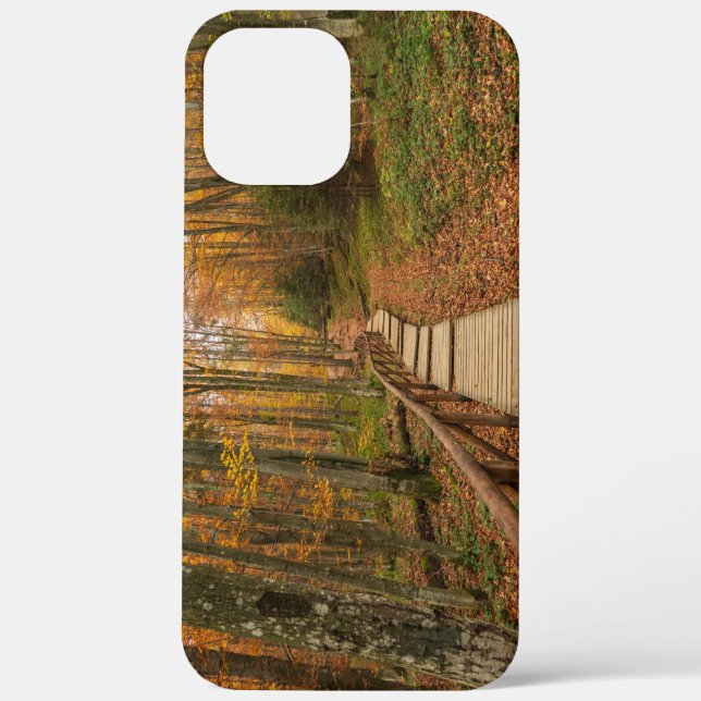 Weg durch den Herbstwald. Case-Mate iPhone Hülle (Rückseite)