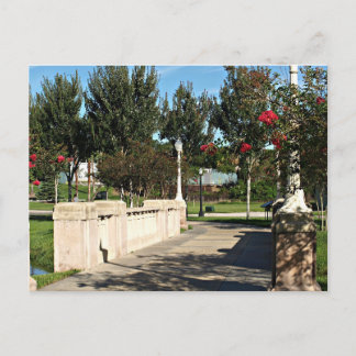 Weg durch den Park Postkarte