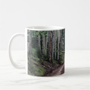Weg durch die Birke Kaffeetasse