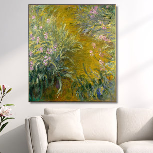 Weg durch die Iren, Monet Leinwanddruck