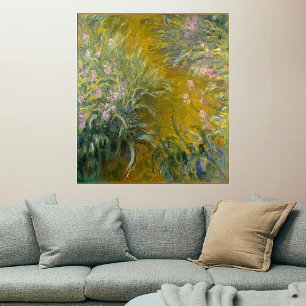Weg durch die Irissse, Monet Poster