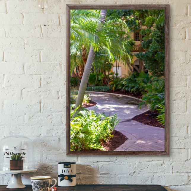 Weg durch die Palmen Poster (Von Creator hochgeladen)