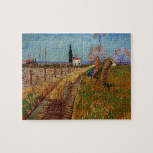 Weg durch ein Feld, Weiden von Vincent van Gogh