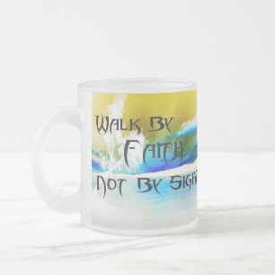 WEG DURCH GLAUBEN-TASSE MATTGLASTASSE