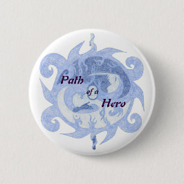 "Weg eines Heldes" Emblem (mit Titel) Button