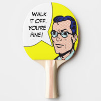 Weg es weg von Comic-BuchPing Pong Paddel