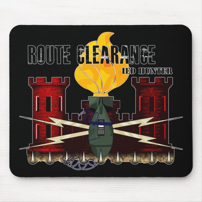 Weg-Freigabe IED JÄGER Mousepad (Vorne)